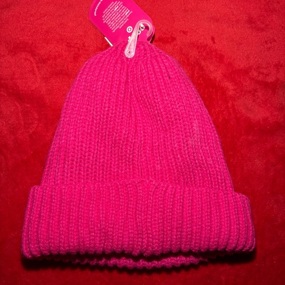 Poppi Bright Pink Strawberry Hat Beanie - Picture 4 of 7